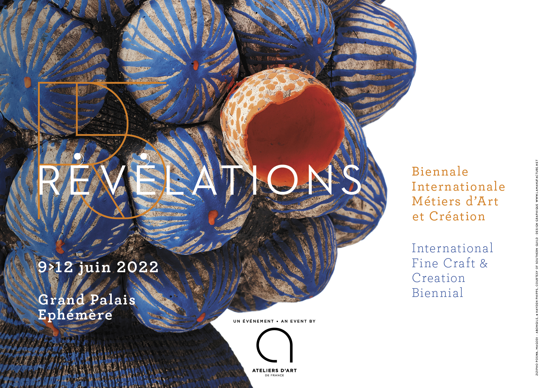 Save the Date - Révélations, Biennale Internationale des Métiers d'Art et de Création
